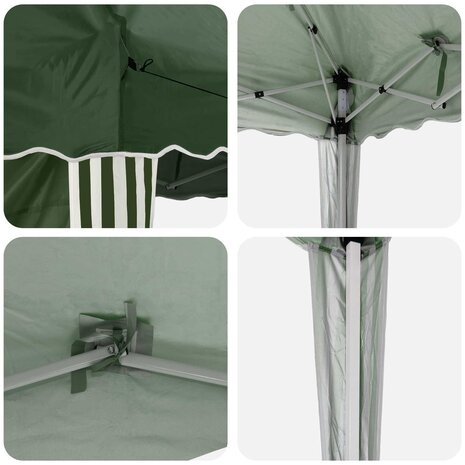Pop-up partytent 195 x 195 x 245 cm Groen Oxford Stof 11