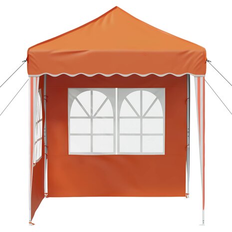 Pop-up partytent 195 x 195 x 245 cm Oranje Oxford Stof 6