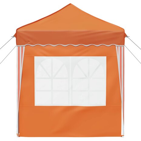 Pop-up partytent 195 x 195 x 245 cm Oranje Oxford Stof 7