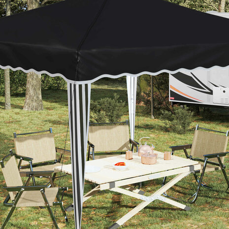 Pop-up partytent 288 x 288 x 245 cm Antracietkleurig 4
