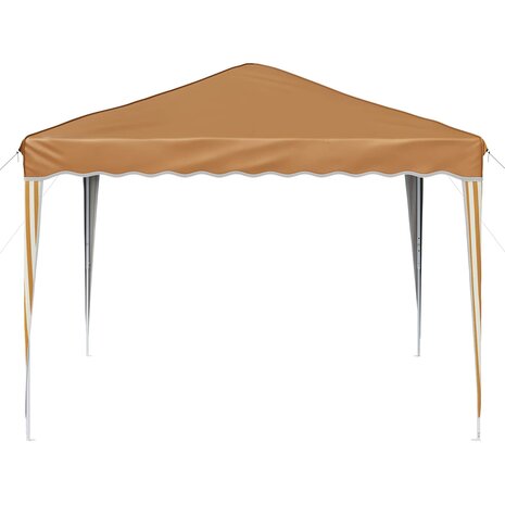 Pop-up partytent 288 x 288 x 245 cm Beige Oxford Stof 6