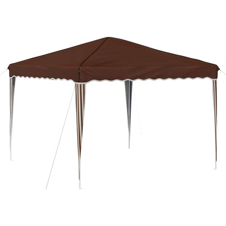 Pop-up partytent 288 x 288 x 245 cm Bruin Oxford Stof 2