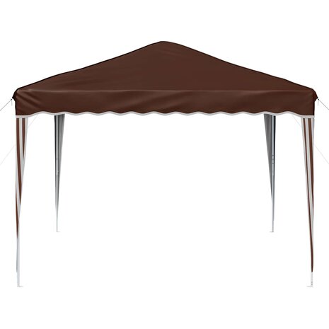 Pop-up partytent 288 x 288 x 245 cm Bruin Oxford Stof 6