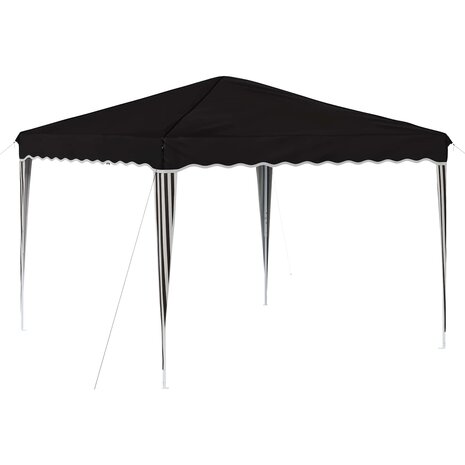Pop-up partytent 288 x 288 x 245 cm Zwart Oxford Stof 2