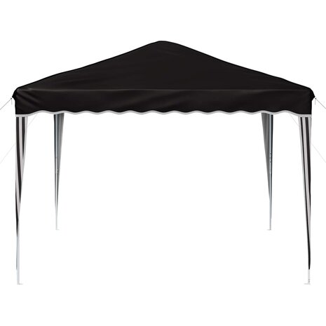 Pop-up partytent 288 x 288 x 245 cm Zwart Oxford Stof 6