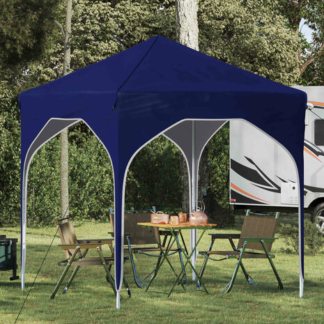 Pop-up partytent 194 x 194 x 245 cm Blauw 1