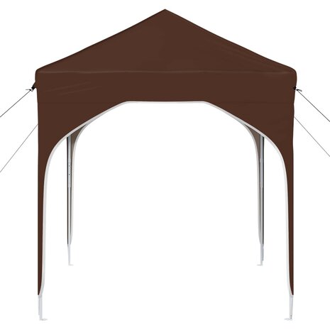 Pop-up partytent 194 x 194 x 245 cm Bruin 6