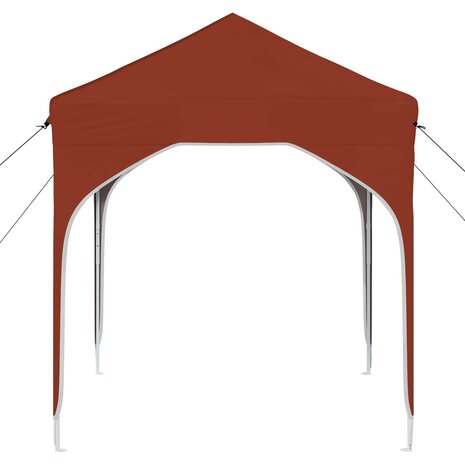 Pop-up partytent 194 x 194 x 245 cm Terracotta 6