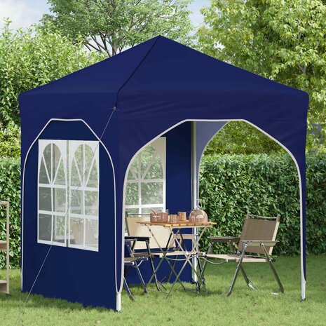 Pop-up partytent 192 x 192 x 245 cm Blauw 3