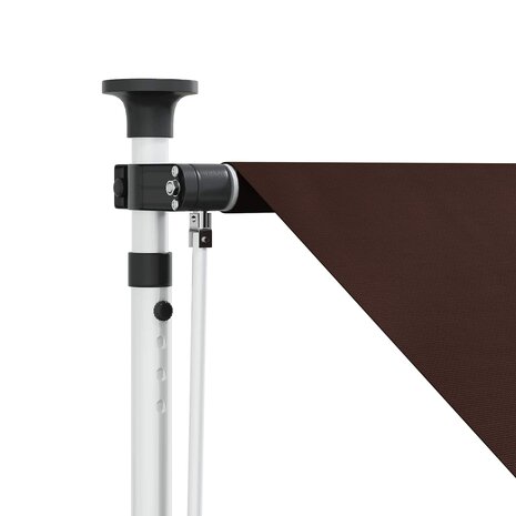 Handmatig uitschuifbare luifel Bruin 250 cm 3