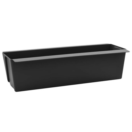 Bloembakken voor Euro-pallets 12 pcs Zwart 36 x 13,5 x 9,5 cm 2