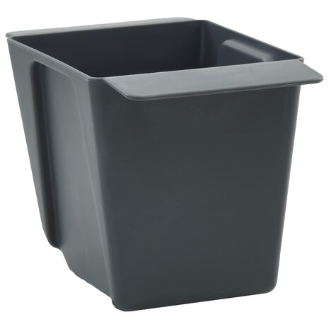 Bloembakken voor Euro-pallets 12 pcs Grijs 13,5 x 9 x 9,5 cm 2