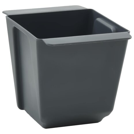 Bloembakken voor Euro-pallets 12 pcs Grijs 13,5 x 9 x 9,5 cm 6