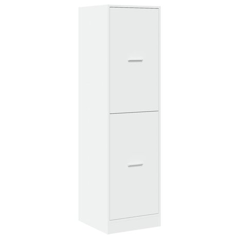Apothekerskast 40x41x144,5 cm bewerkt hout wit 4