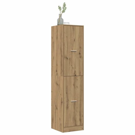 Apothekerskast 40x41x174,5 cm bewerkt hout artisanaal eiken 5