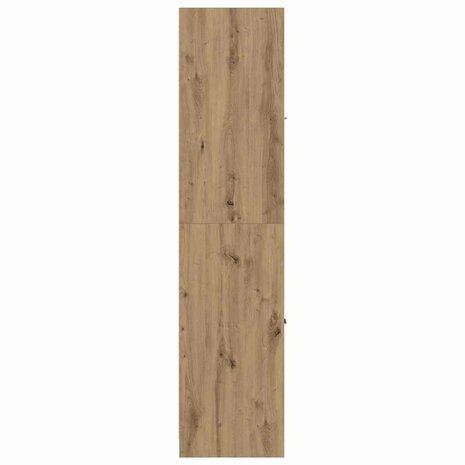 Apothekerskast 40x41x174,5 cm bewerkt hout artisanaal eiken 8