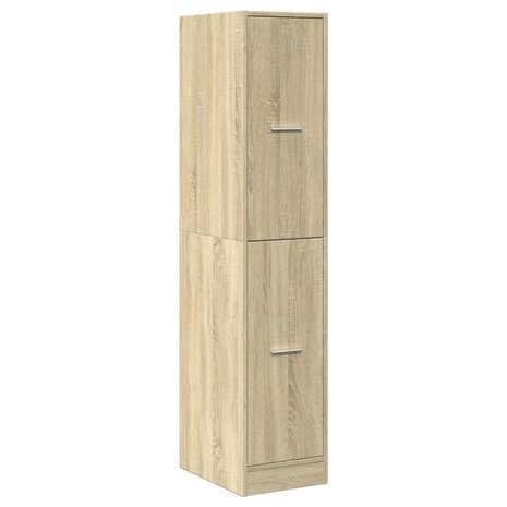 Apothekerskast Sonoma eiken 30x41x144,5 cm bewerkt hout 4
