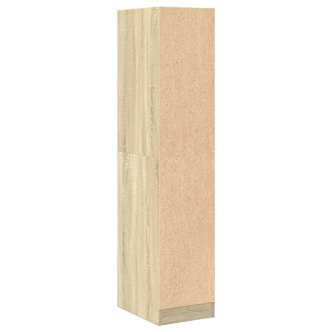 Apothekerskast Sonoma eiken 30x41x144,5 cm bewerkt hout 6