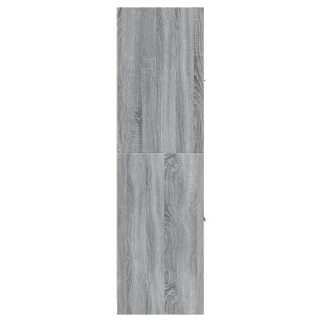 Apothekerskast 30x41x144,5 cm bewerkt hout grijs sonoma eiken 7