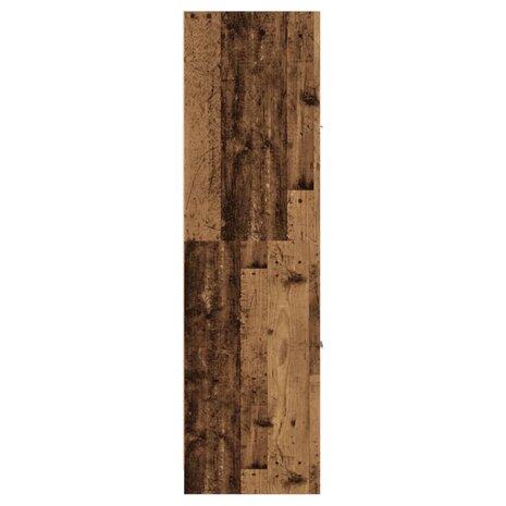 Apothekerskast 30x41x144,5 cm bewerkt hout oud houtkleurig 7