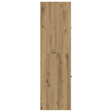 Apothekerskast Artisian Oak 30x41x144,5 cm bewerkt hout 8