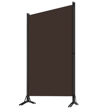 Kamerscherm met 3 panelen 260x180 cm bruin 3