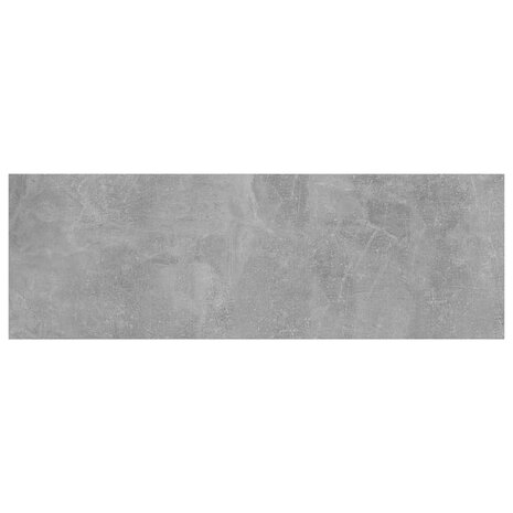 Wandschappen 4 st 60x20x1,5 cm spaanplaat betongrijs 4