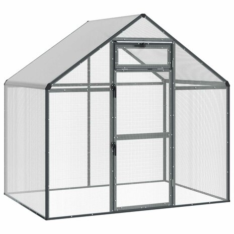 Vogelkooi Antracietkleurig 181,5 x 110,5 x 173,5 cm 2