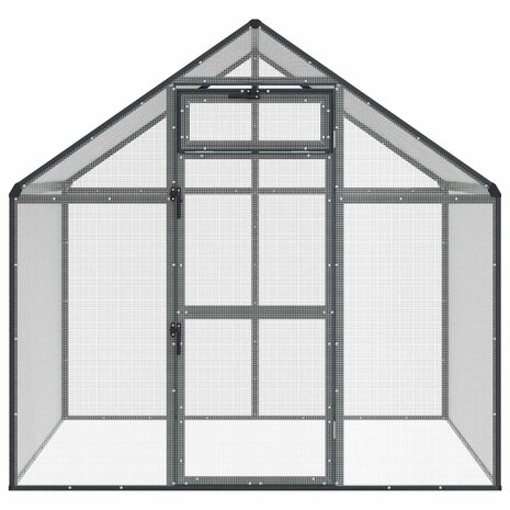 Vogelkooi Antracietkleurig 181,5 x 110,5 x 173,5 cm 4