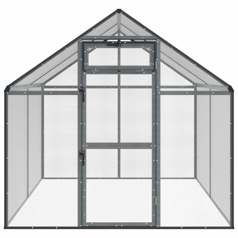 Vogelkooi Antracietkleurig 181,5 x 221 x 173,5 cm 4