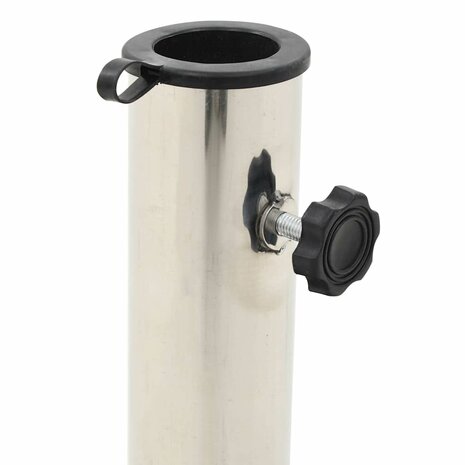 Parasolvoet vierkant 20 kg graniet zwart 5