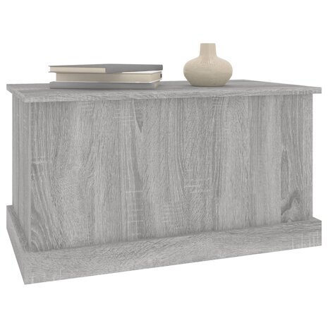 Opbergbox 70x40x38 cm bewerkt hout grijs sonoma eikenkleurig 8