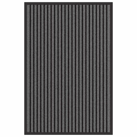 Deurmat Zwart 60 x 90 cm Polypropyleen 2