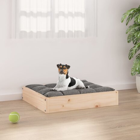 Hondenmand 51,5x44x9 cm massief grenenhout 1