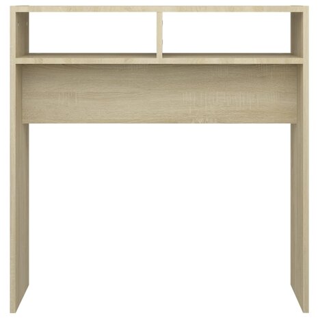 Wandtafel 78x30x80 cm bewerkt out sonoma eikenkleurig 4