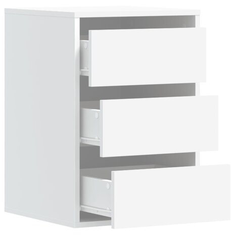 Ladekast 40x41x58 cm bewerkt hout wit 5