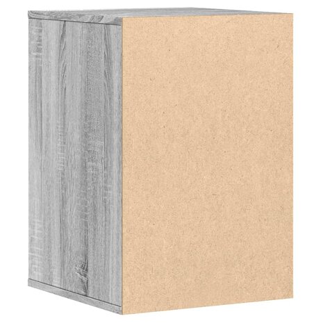 Ladekast 40x41x58 cm bewerkt hout grijs sonoma eikenkleurig 6