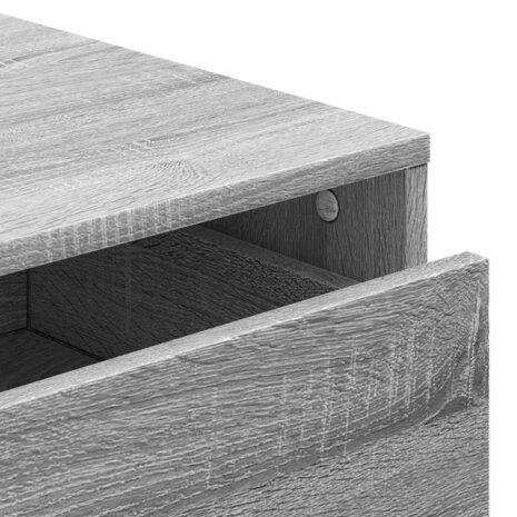 Ladekast 40x41x58 cm bewerkt hout grijs sonoma eikenkleurig 8