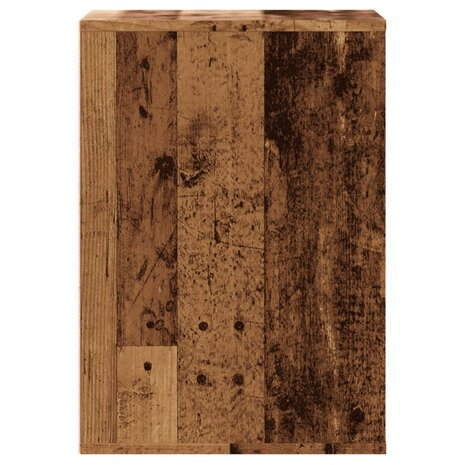 Ladekast 40x41x58 cm bewerkt hout oud houtkleurig 7