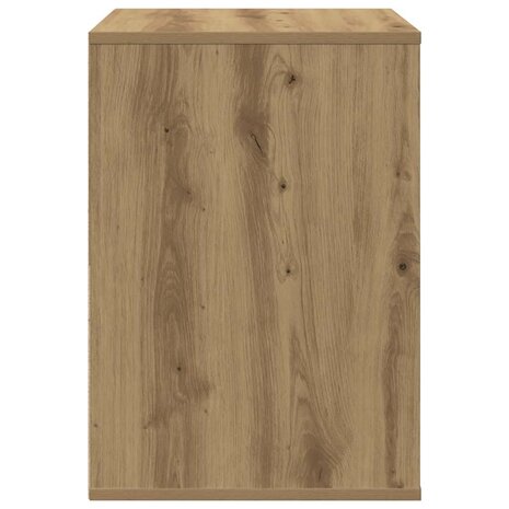 Ladekast 40x41x58 cm bewerkt hout artisanaal eikenkleurig 7