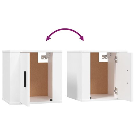 Tv-wandmeubel 40x34,5x40 cm wit 9