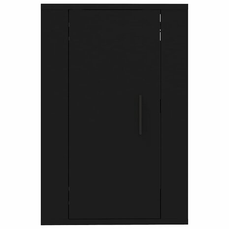 Tv-wandmeubel 40x34,5x60 cm zwart 4