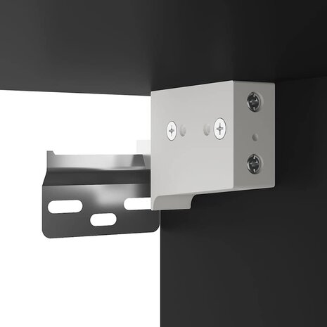 Tv-wandmeubel 40x34,5x60 cm zwart 7