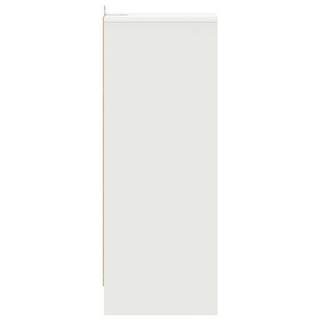Schoenenkast 31,5x35x90 cm bewerkt hout wit 3