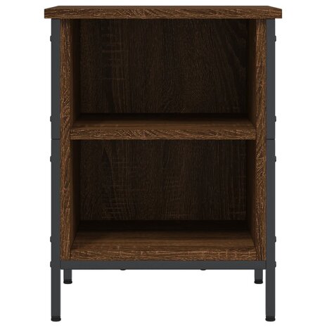 Schoenenkast 38x35x50 cm bewerkt hout bruin eikenkleur 3