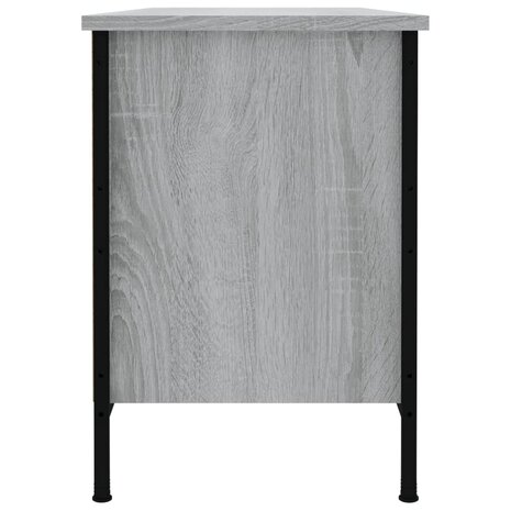 Schoenenkast 100x35x50 cm bewerkt hout grijs sonoma eikenkleur 5