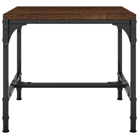 Bijzettafels 2 st 40x40x35 cm bewerkt hout bruineiken 6