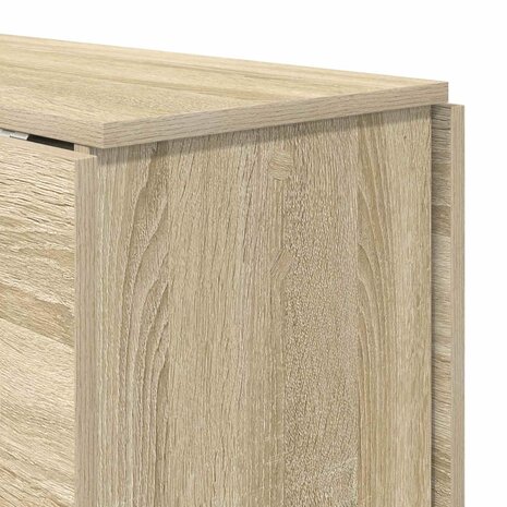 Eettafel 138 x 70 x 73,5 cm Bewerkt hout Sonoma Eiken 8