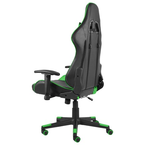 Gamestoel draaibaar PVC groen 4