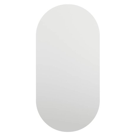 Spiegel met LED-verlichting ovaal 60x30 cm glas 5